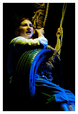 Emily Tindall as Harp (photo: Kimberley Mead)