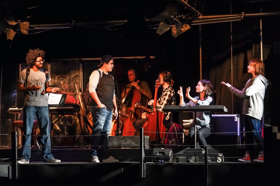 Tarique Sylvester, Daniel Ponce, Sandra Mae Frank, Maryanna Tolemache (photo by Dave Hawks)