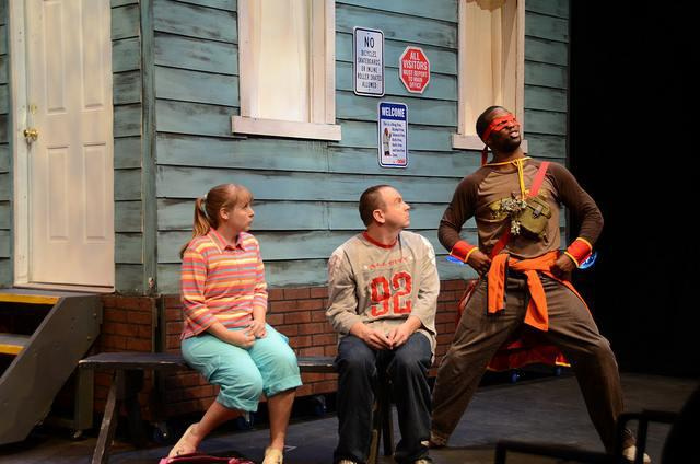 Bethany Harbaugh, Toby Minor, Aaron Alexander (image: Pollyanna Theatre)