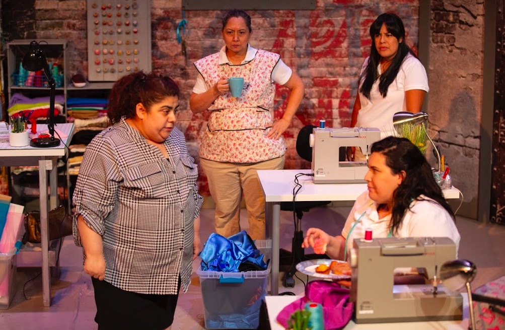 Eva McQuade, Martinique Duchene, Minerva Villa, Gina Marie Palacio (photo by Teatro Vivo)