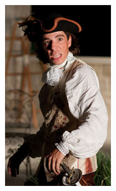 Joseph Garlock as Florindo (image: Kimberley Mead)