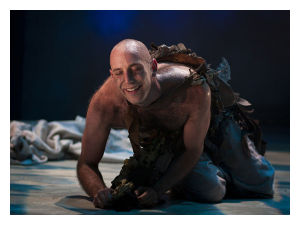 Michael Amendola as Caliban (image: Kimberley Mead)