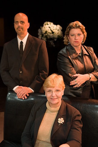 David Harper, Mary Jane Smith, Linda Miller Raff (photo: Rod Machen)