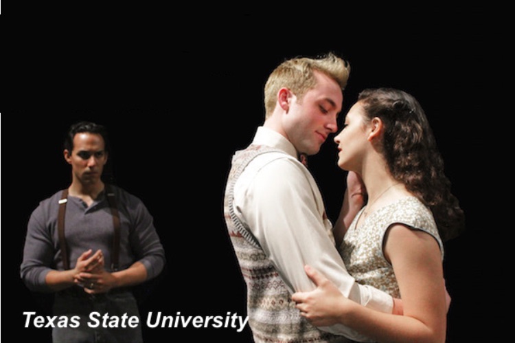 Nick Ortiz, Chase Naylor, Laurel Toupal (photo: Texas State)